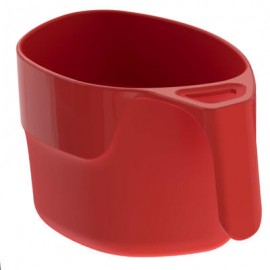 Taza de campamento del senderista MH100 de plástico rojo (0,25 litros) QUECHUA-PuntodeEjercicio-Todos los deportes