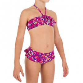 Bikini niña con sujetador tipo banda con volante TOUCAN OLAIAN-PuntodeEjercicio-Fin de temporada