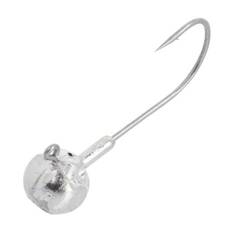 Cabeza plomada Jig head para pesca con señuelos ROUND JIG HEAD x4 7 g. CAPERLAN-PuntodeEjercicio-Fin de temporada