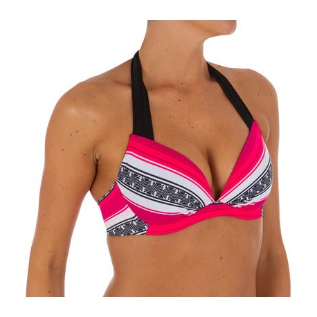 Top de bikini push up con copas fijas ELENA GUARANA OLAIAN-PuntodeEjercicio-Fin de temporada