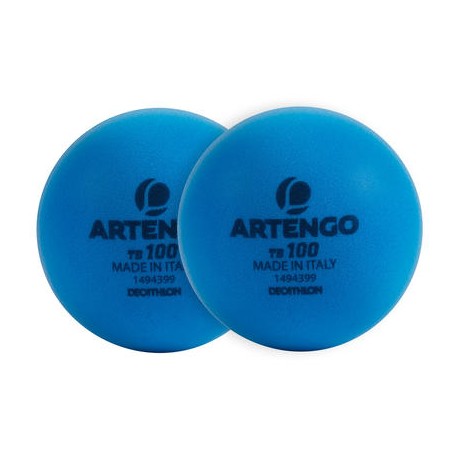 PELOTA DE TENIS TB100 FOAM AZULX2 ARTENGO-PuntodeEjercicio-Todos los deportes