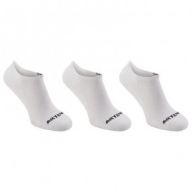 CALCETINES DE DEPORTES DE RAQUETA RS 100 ADULTO x 3 CORTOS BLANCO ARTENGO-PuntodeEjercicio-Los más vendidos