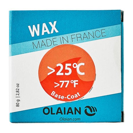 Cera para tabla de surf + 25 °C y base coat OLAIAN-PuntodeEjercicio-Todos los deportes