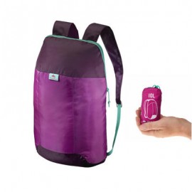 Mochila TRAVEL ultracompacta 10 litros Violeta QUECHUA-PuntodeEjercicio-Todos los deportes