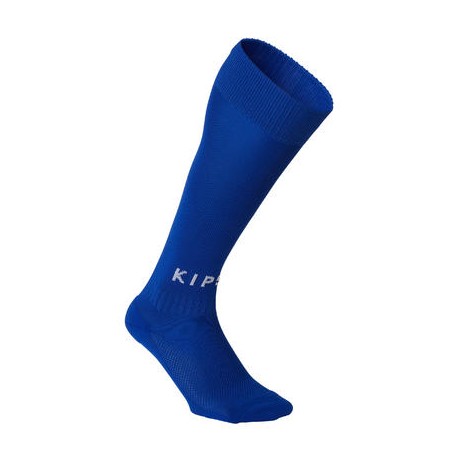 Medias de fútbol adulto F100 azul KIPSTA-PuntodeEjercicio-Hombre