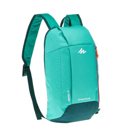 Mochila de campamento de un día Arpenaz 10L verde menta:simple y ligera. QUECHUA-PuntodeEjercicio-Todos los deportes