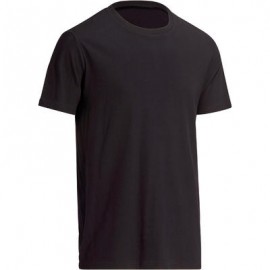 Playera Essentiel Sportee algodón fitness caballero negro DOMYOS-PuntodeEjercicio-Fin de temporada