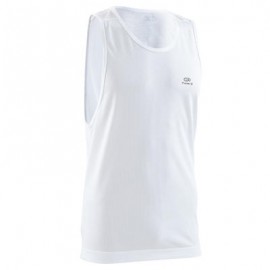 PLAYERA SIN MANGAS RUNNING HOMBRE RUN DRY BLANCO KALENJI-PuntodeEjercicio-Fin de temporada