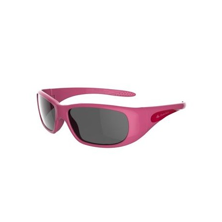 Lentes de sol de senderismo niños 7-9 años TEEN 300 rosa categoría 4 QUECHUA-PuntodeEjercicio-Fin de temporada