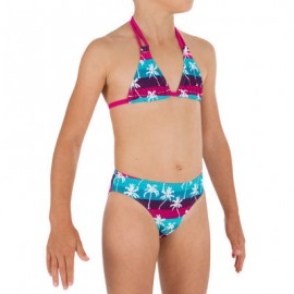 Top de bikini niña TRIÁNGULOS TALOO PALMY Azul OLAIAN-PuntodeEjercicio-Fin de temporada