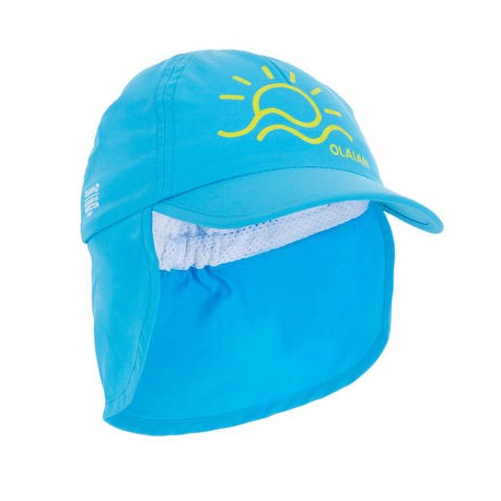 GORRA anti-UV surf bebé Azul NABAIJI-PuntodeEjercicio-Fin de temporada