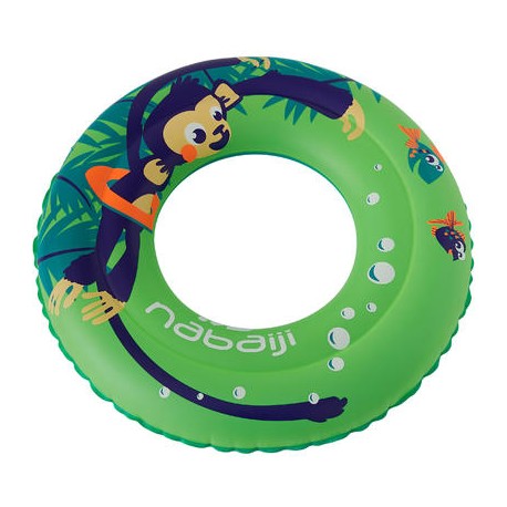 Flotador inflable de 51 cm azul con estampado "MONO" para niño de 3-6 años NABAIJI-PuntodeEjercicio-Fin de temporada