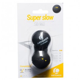 PELOTA DE SQUASH ARTENGO SB 960 x2 Doble Punto Amarillo OPFEEL-PuntodeEjercicio-Todos los deportes