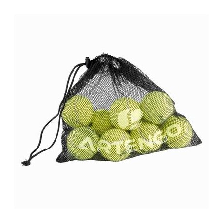 BOLSA PARA PELOTAS TENIS NEGRO ARTENGO-PuntodeEjercicio-Todos los deportes