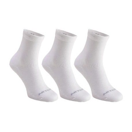 CALCETINES DE DEPORTE LARGOS ARTENGO RS 160 BLANCO PQT. DE 3 ARTENGO-PuntodeEjercicio-Todos los deportes