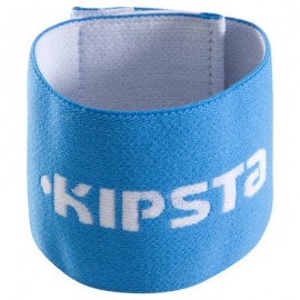 Venda de sujeción reversible para espinillera de fútbol Fix it blanco azul KIPSTA-PuntodeEjercicio-Todos los deportes