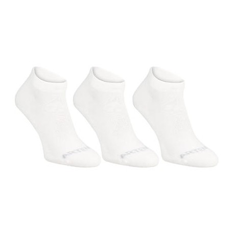 CALCETINES DE DEPORTE MEDIO TOBILLO ARTENGO RS 160 BLANCO PQT. DE 3 ARTENGO-PuntodeEjercicio-Todos los deportes