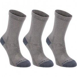 CALCETINES DE DEPORTE JUNIOR LARGOS ARTENGO RS 160 GRIS PQT. DE 3 ARTENGO-PuntodeEjercicio-Niños