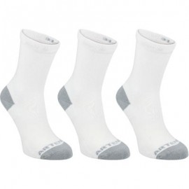 CALCETINES DE DEPORTE JUNIOR LARGOS ARTENGO RS 160 BLANCO PQT. DE 3 ARTENGO-PuntodeEjercicio-Niños