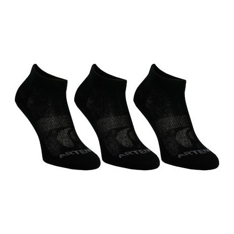 CALCETINES DE DEPORTE LARGOS ARTENGO RS 160 NEGRO PTQ. DE 3 PARES ARTENGO-PuntodeEjercicio-Todos los deportes