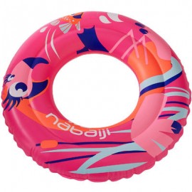 Flotador inflable 51 cm azul con estampado "FLAMENCO ROSA" para niño de 3-6 años NABAIJI-PuntodeEjercicio-Fin de temporada