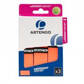 CUBREGRIP DE TENIS CONFORT NARANJA LOTE DE 3 ARTENGO-PuntodeEjercicio-Fin de temporada