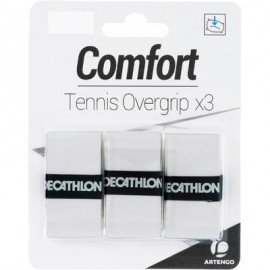 OVERGRIP DE TENIS CONFORT BLANCO PAQUETE DE 3 ARTENGO-PuntodeEjercicio-Fin de temporada