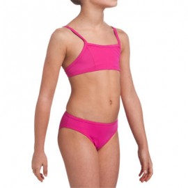 Bikini top AG liso rosa oscuro OLAIAN-PuntodeEjercicio-Fin de temporada