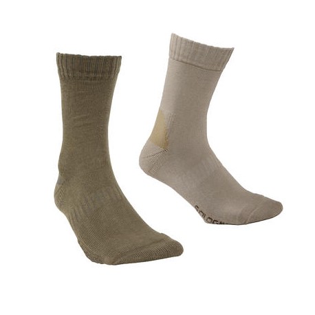 Calcetines de caza Allseason Mid x 2 beige SOLOGNAC-PuntodeEjercicio-Hombre