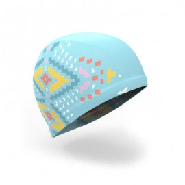 Gorro de natación punto estampado talla S Etnic azul NABAIJI-PuntodeEjercicio-Fin de temporada