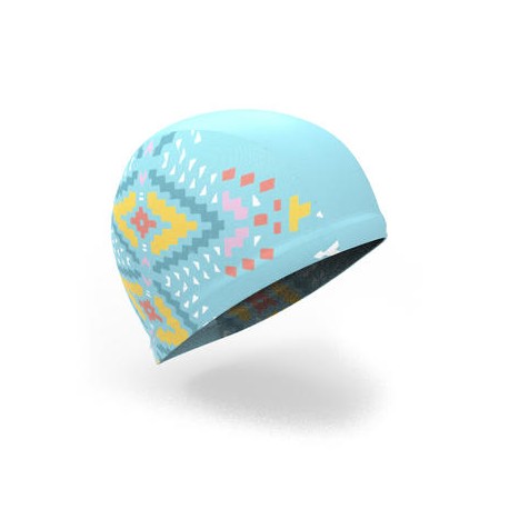 Gorro de natación punto estampado talla S Etnic azul NABAIJI-PuntodeEjercicio-Fin de temporada