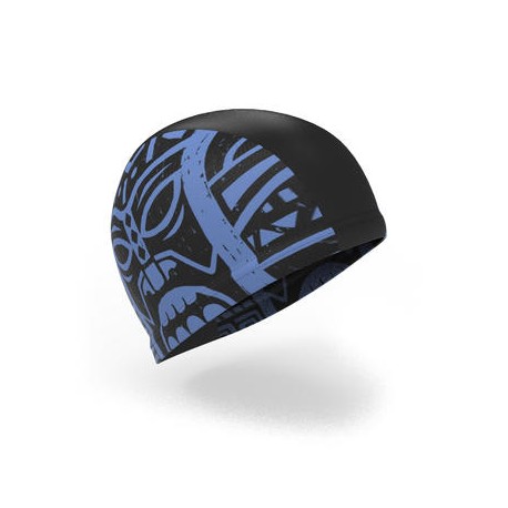 Gorro de natación punto estampado L Tiki negro NABAIJI-PuntodeEjercicio-Fin de temporada