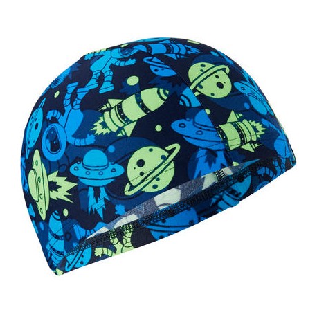 GORRA NATACIÓN DE PUNTO ESTAMPADA TALLA CH ALL ASTRO VERDE NABAIJI-PuntodeEjercicio-Fin de temporada