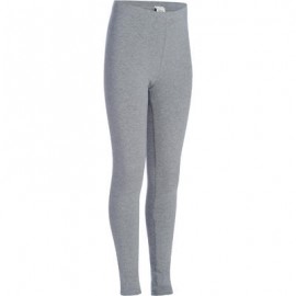 Leggings de gimnasia para niña gris DOMYOS-PuntodeEjercicio-Niños