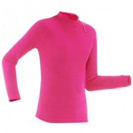 Camiseta de esquí niño 100 rosa WEDZE-PuntodeEjercicio-Niños