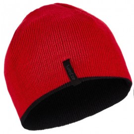 GORRO DE ESQUÍ NIÑO REVERSIBLE NEGRO ROJO WEDZE-PuntodeEjercicio-Niños