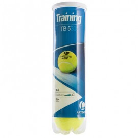 PELOTAS DE TENIS TR820 AMARILLO PACK DE 4 ARTENGO-PuntodeEjercicio-Todos los deportes