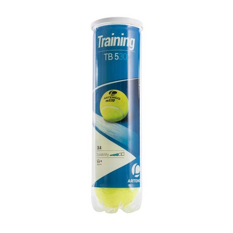 PELOTAS DE TENIS TR820 AMARILLO PACK DE 4 ARTENGO-PuntodeEjercicio-Todos los deportes