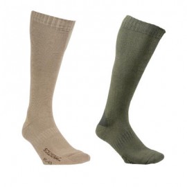 Calcetines largos caza Allseason x 2 beige SOLOGNAC-PuntodeEjercicio-Hombre