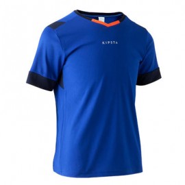 Playera de fútbol niños F500 azul KIPSTA-PuntodeEjercicio-Fin de temporada