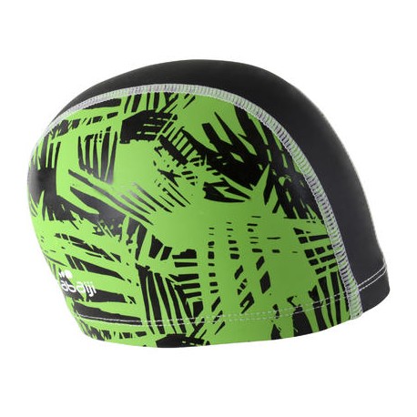 GORRA DE NATACIÓN CON PUNTO SILICÓN ESTAMPADA TALLA CH RIF VERDE NABAIJI-PuntodeEjercicio-Fin de temporada