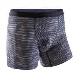 BÓXER DE RUNNING PARA HOMBRE TRANSPIRABLE GRIS CAMUFLAJE KALENJI-PuntodeEjercicio-Fin de temporada