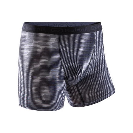 BÓXER DE RUNNING PARA HOMBRE TRANSPIRABLE GRIS CAMUFLAJE KALENJI-PuntodeEjercicio-Fin de temporada