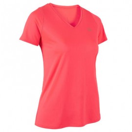 CAMISETA DE RUNNING RUN DRY PARA MUJER CORAL KALENJI-PuntodeEjercicio-Todos los deportes