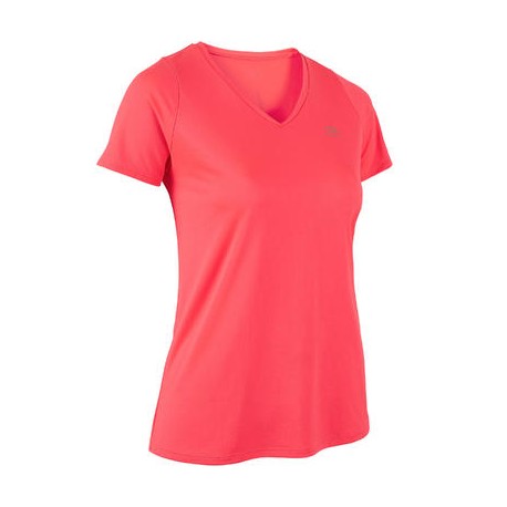 CAMISETA DE RUNNING RUN DRY PARA MUJER CORAL KALENJI-PuntodeEjercicio-Todos los deportes