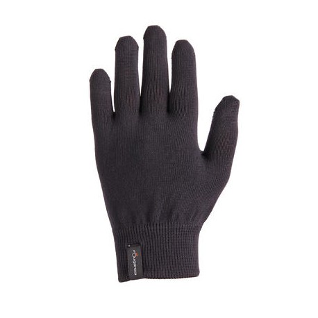 Guantes equitación niños 100 negro FOUGANZA-PuntodeEjercicio-Niños