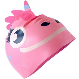 GORRA DE NATACIÓN DE SILICÓN. FORMA UNICORNIO ROSA NABAIJI-PuntodeEjercicio-Niños