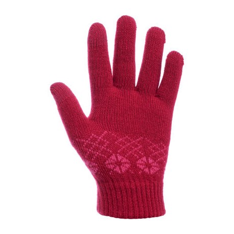 Guantes trekking viaje Explor 550 junior rosa QUECHUA-PuntodeEjercicio-Niños