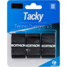 OVERGRIP DE TENIS TACKY NEGRO ARTENGO-PuntodeEjercicio-Todos los deportes