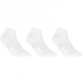 CALCETINES DE DEPORTE ADULTO ALTURA MEDIA ARTENGO RS 500 BLANCO PAQUETE 3 PARES ARTENGO-PuntodeEjercicio-Niños